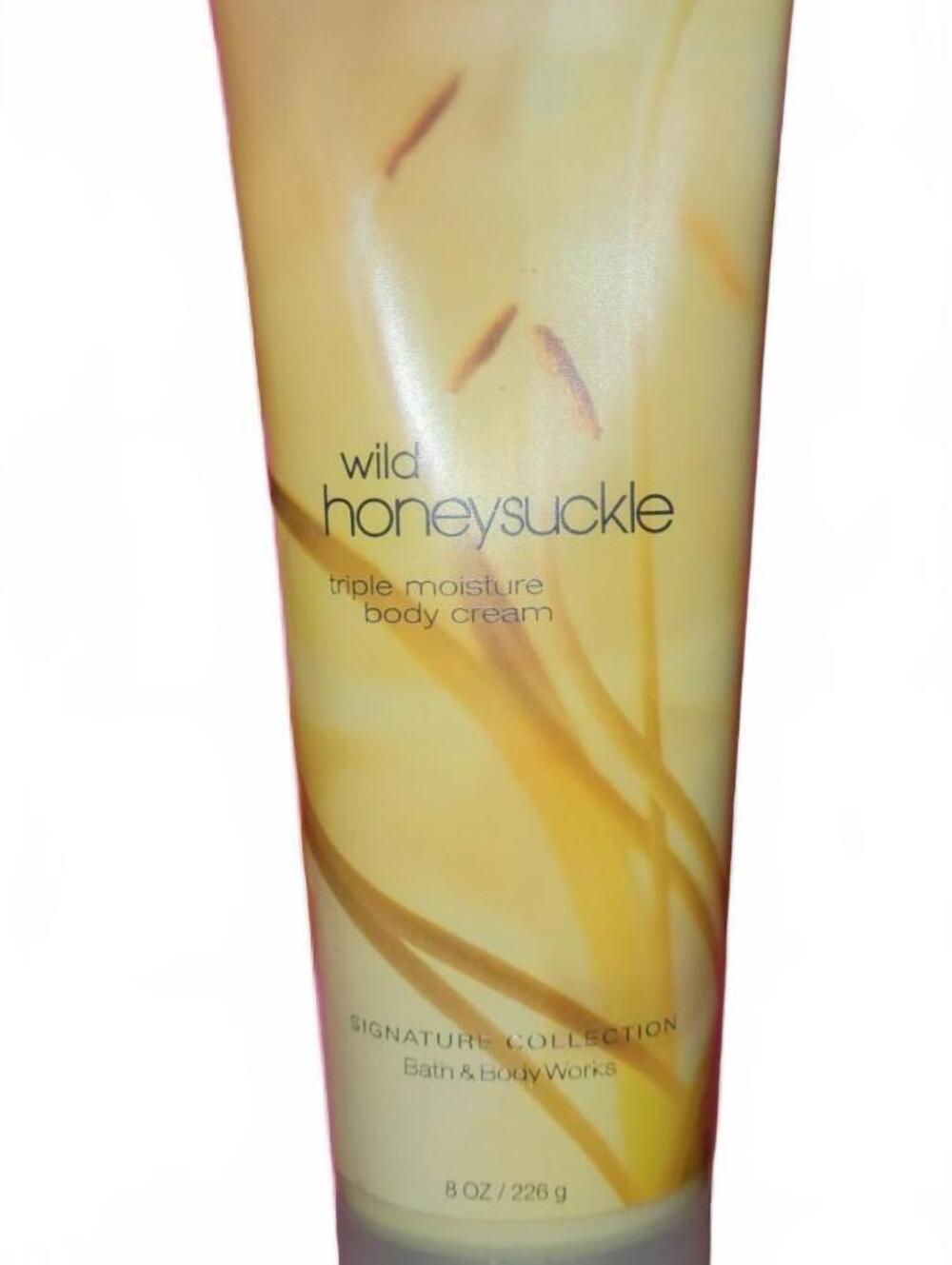NEW Bath Body Works Wild Honeysuckle Triple Moisture Body Cream 8 Oz RARE